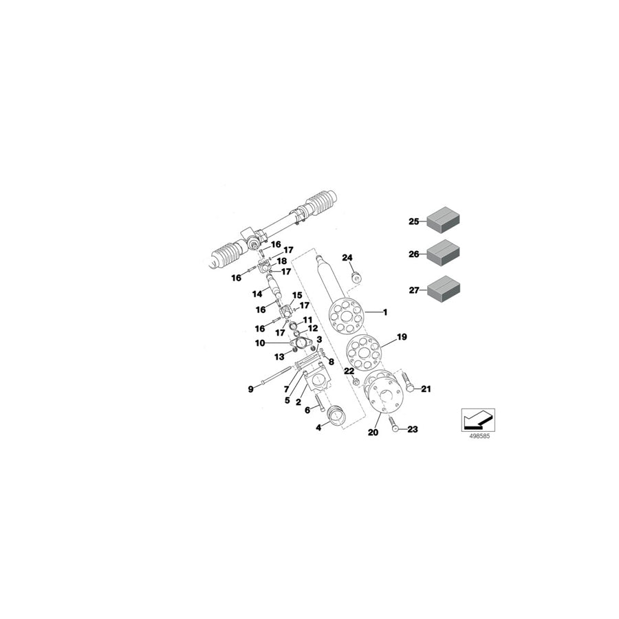 Genuine BMW 32312483163 Classic Countersunk Head Screw M5X20 10.9 PHR (Inc. E36 318iS Class 2 & E36 320i STC '95) | ML Performance US Car Parts