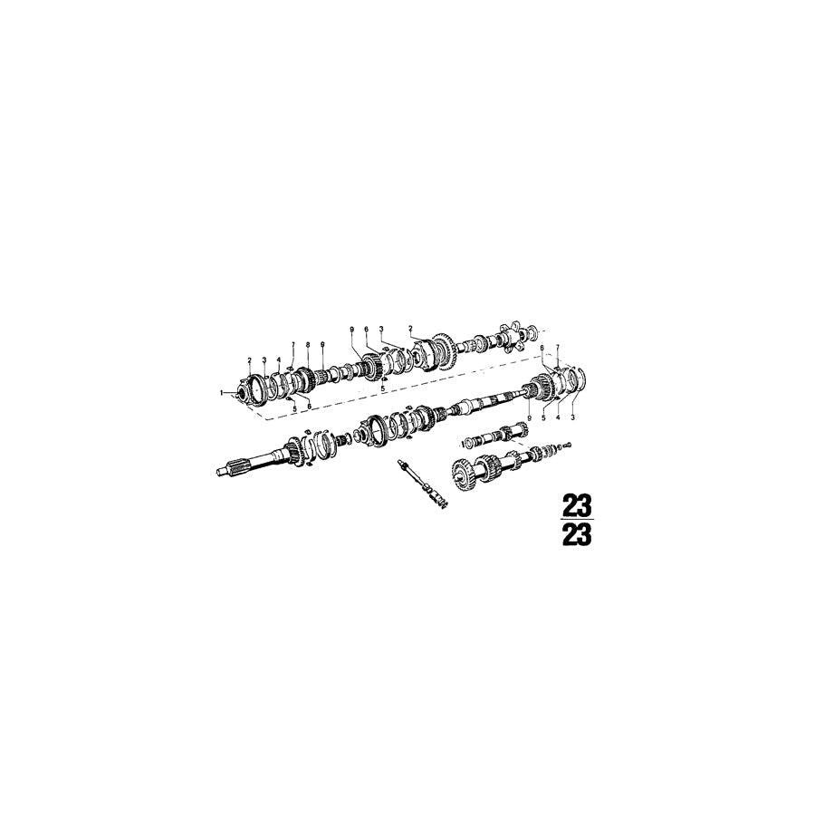 Genuine BMW 23231200748 E12 Guide Sleeve 2Nd And 3Rd Gear (Inc. 2002turbo, 1802 & 520i) | ML Performance US Car Parts