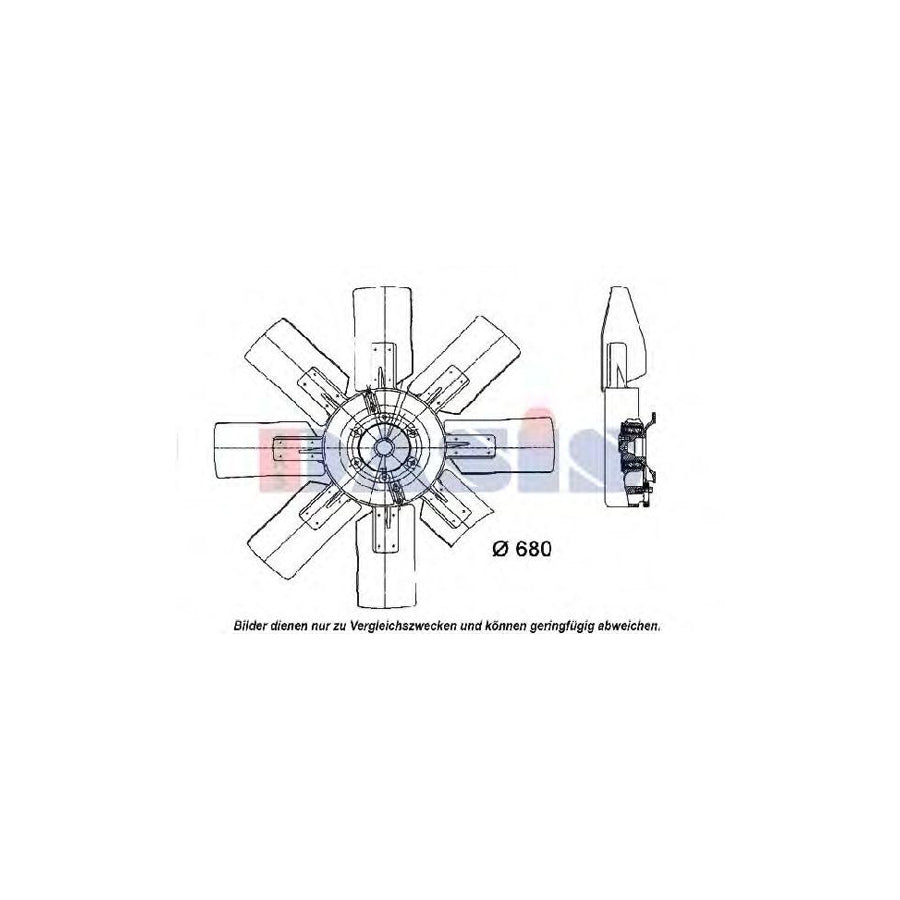 AKS Dasis 398310T Fan, Radiator