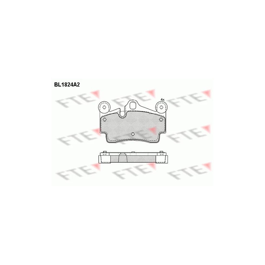 FTE Bl1824A2 Brake Pad Set