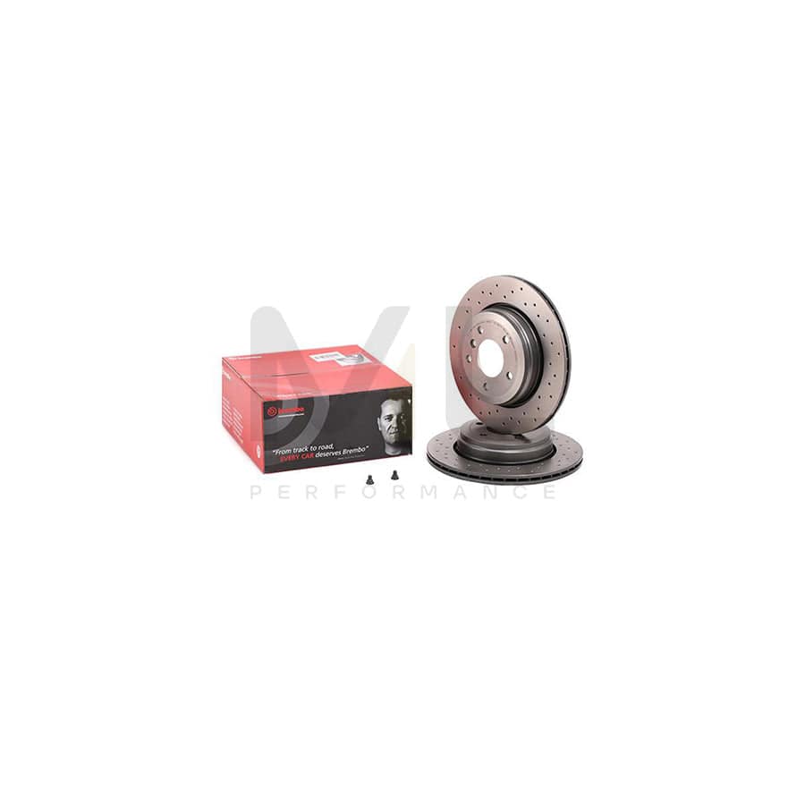 BREMBO XTRA LINE 09.9425.1X Brake Disc Perforated / Vented, Coated, High-carbon, with bolts/screws | ML Performance Car Parts