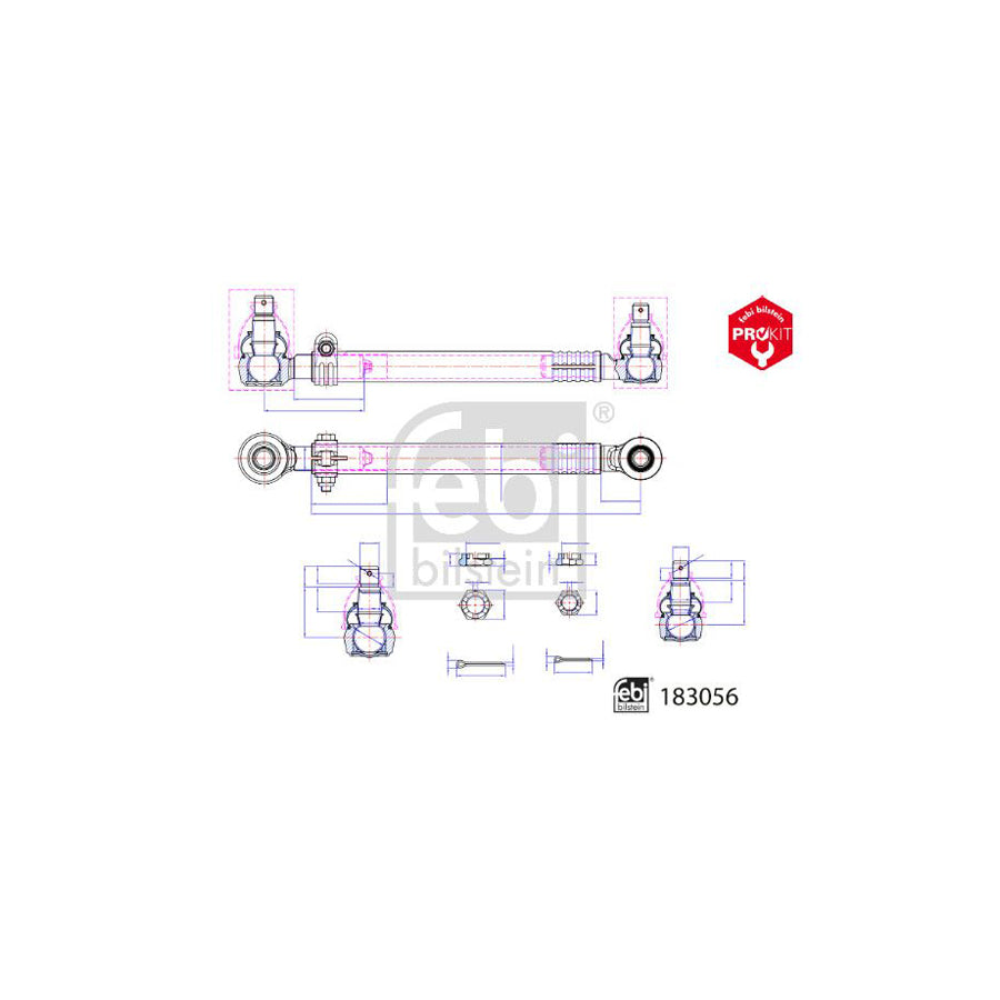 Febi Bilstein 183056 Centre Rod Assembly
