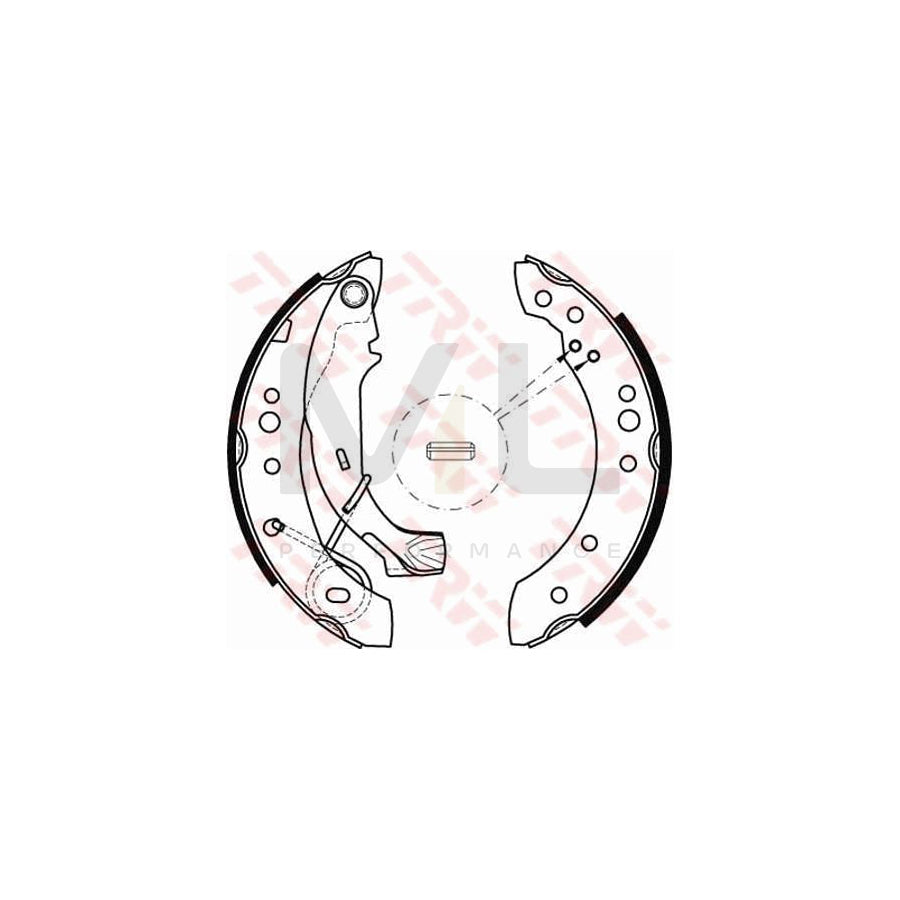 TRW GS8467 Brake Shoe Set | ML Performance Car Parts