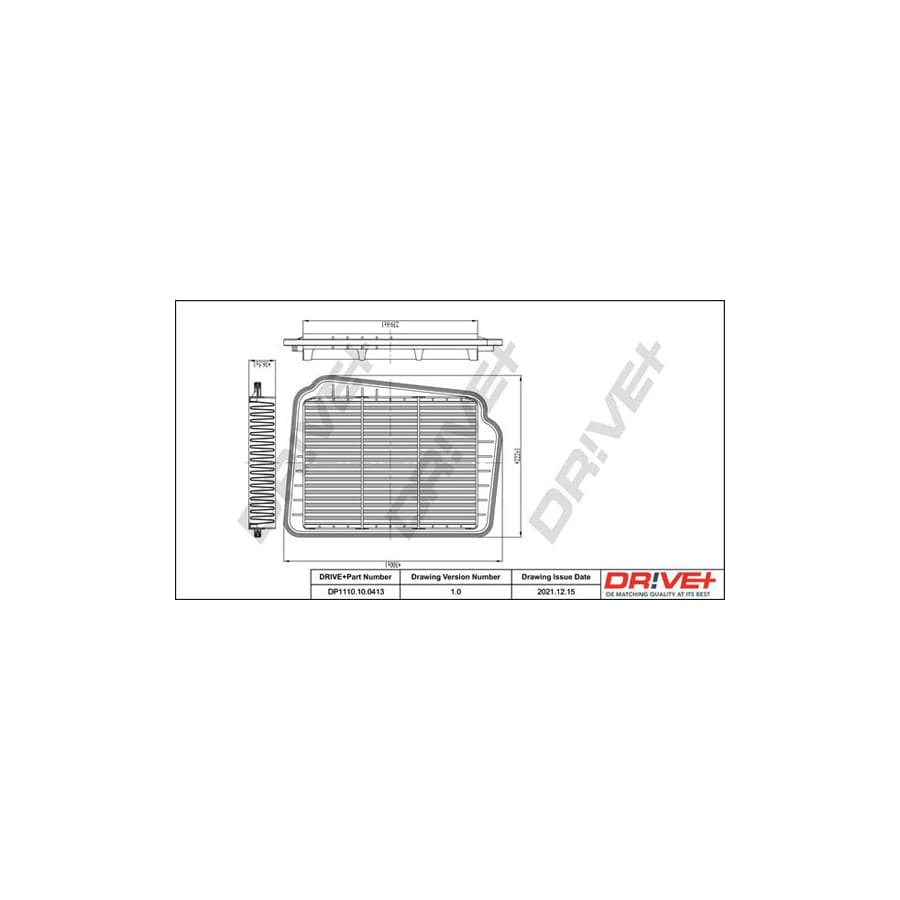 Dr!Ve+ Dp1110.10.0413 Air Filter