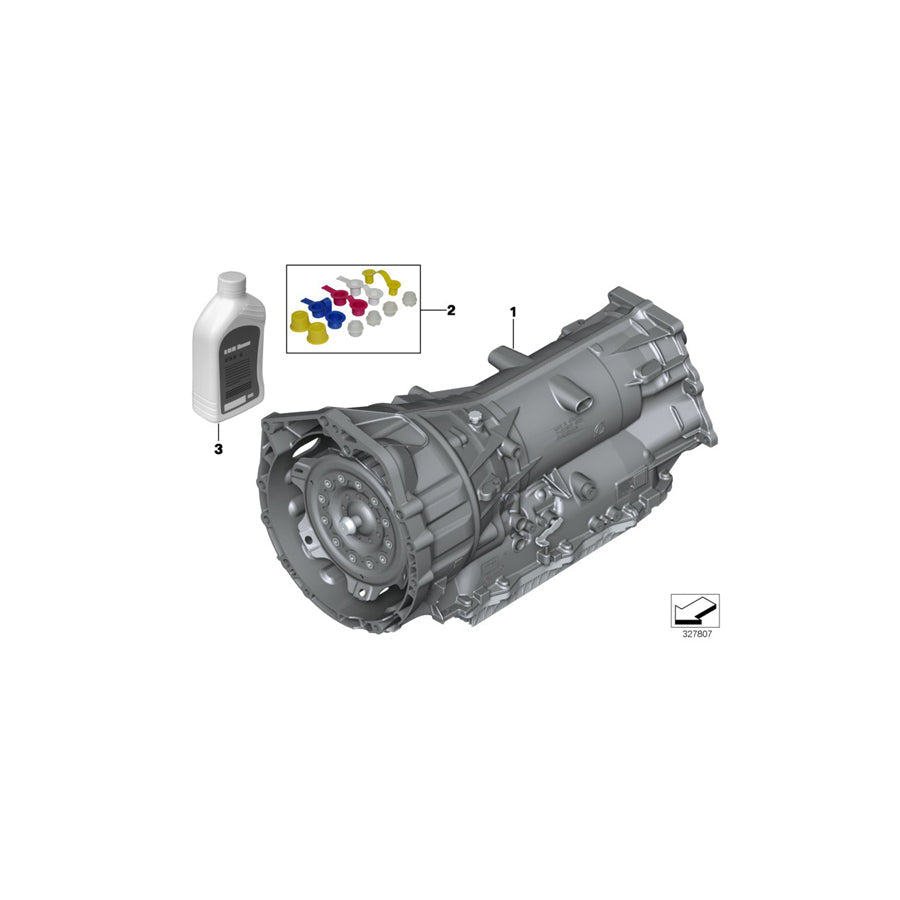 Genuine BMW 24007640865 E84 Exch. Automatic Transmission Eh GA8HP45X (Inc. X1 20iX & X1 28iX) | ML Performance US Car Parts