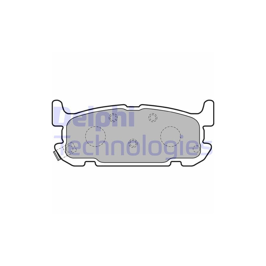 Delphi Lp1752 Brake Pad Set For Mazda Mx-5 Ii (Nb)