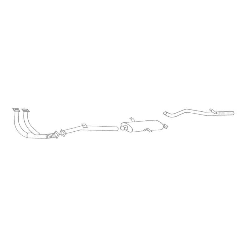 QuickSilver JR015 Jaguar Mk 7 - Stainless Steel Exhaust | ML Performance US Car Parts