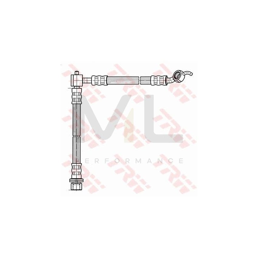 TRW PHD930 Brake Hose for TOYOTA YARIS 304mm, M10x1 | ML Performance Car Parts