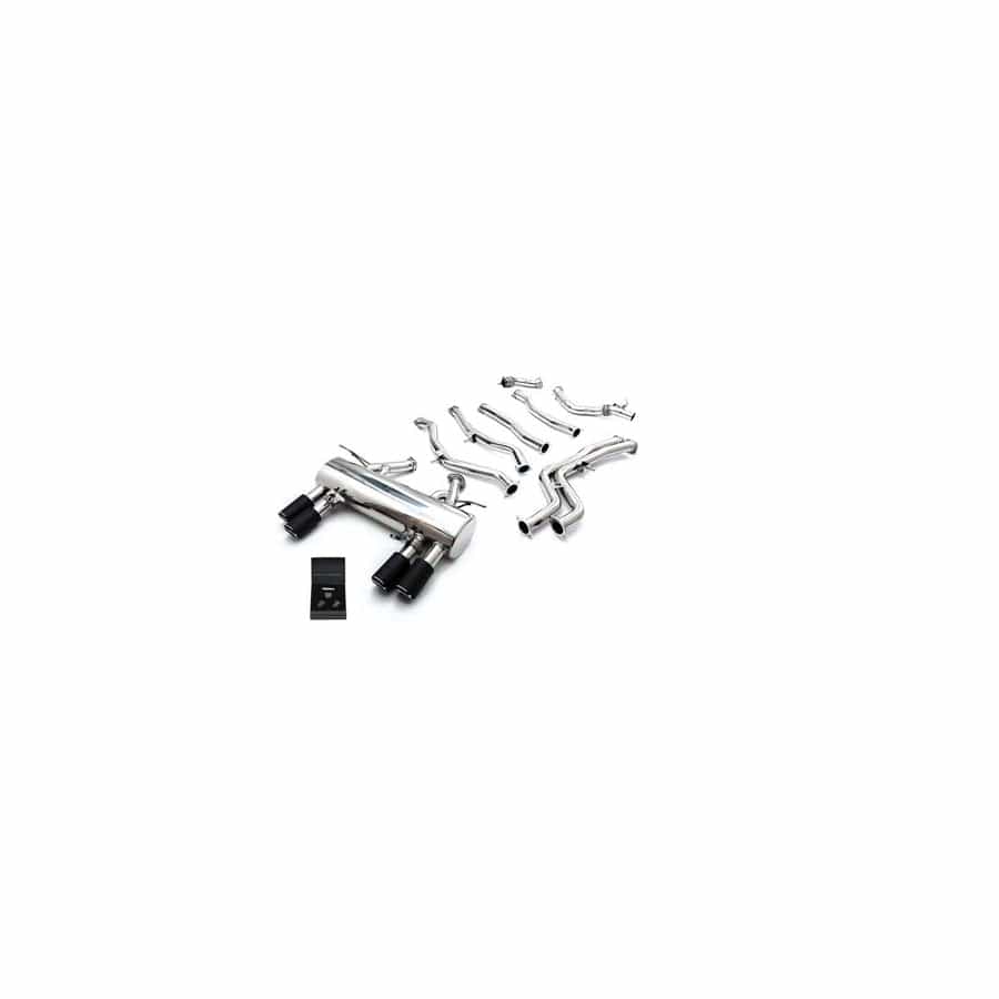 Armytrix BMF8ME-QC11 Valvetronic Exhaust System BMW M3 F80 | M4 F82/F83 2014-2020 with Quad Carbon Fiber 3.5"
