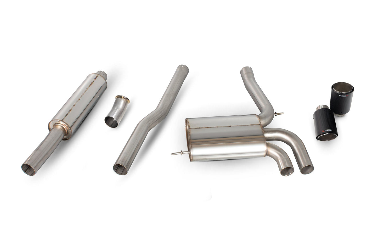 Scorpion SMN021CF Mini Cooper S F56 Resonated Cat-Back System | ML Performance US US