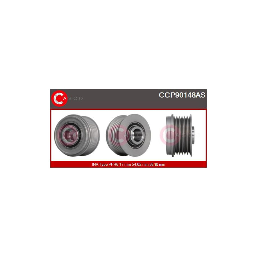 Casco Ccp90148As Pulley, Alternator