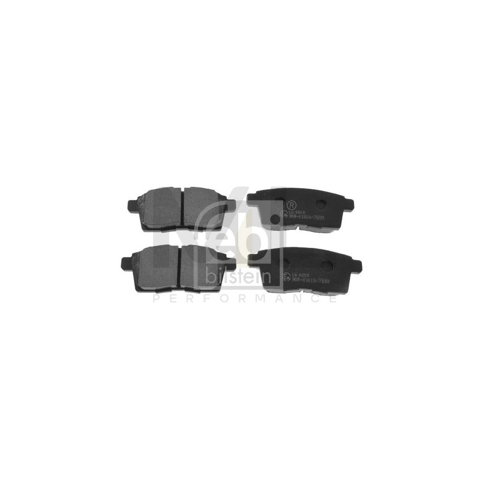 Febi Bilstein 116370 Brake Pad Set Rear Axle, With Attachment Material