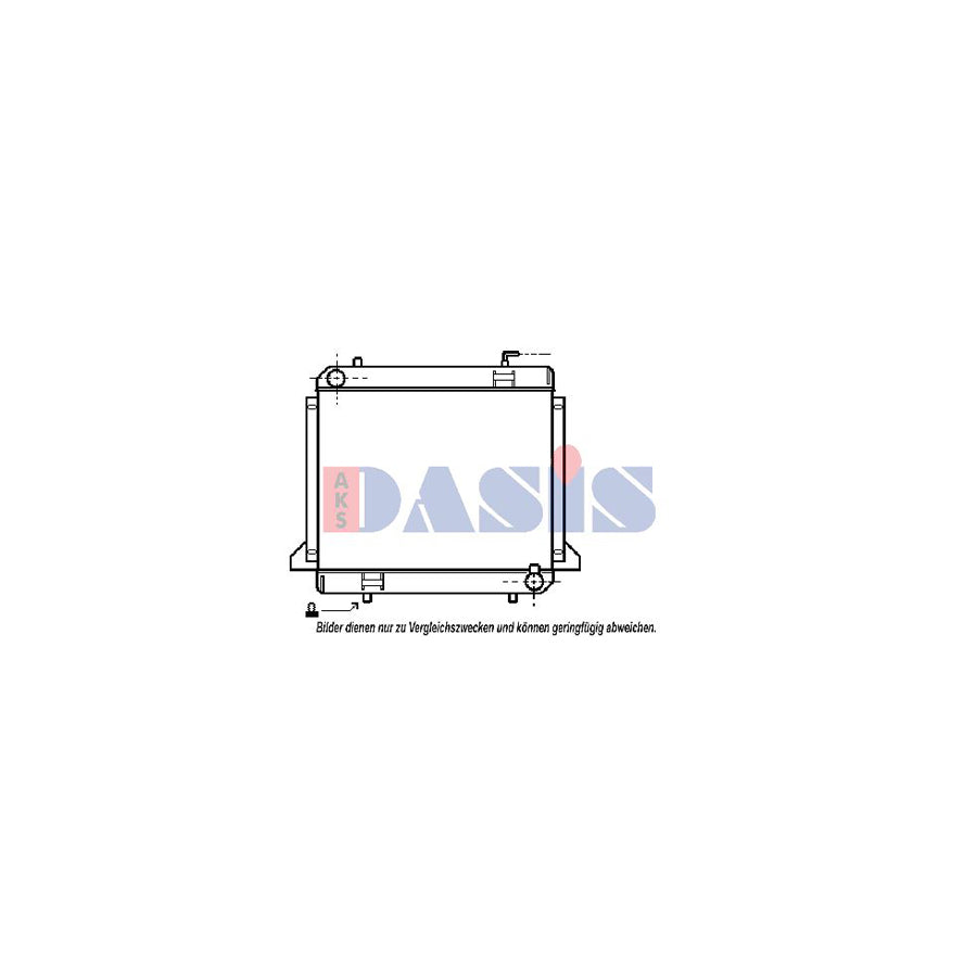 AKS Dasis 131080N Engine Radiator
