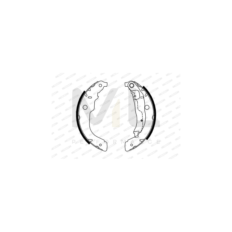 FERODO PREMIER FSB694 Brake Shoe Set | ML Performance Car Parts