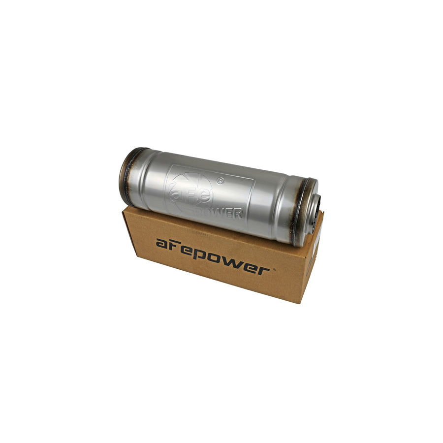 aFe 49M30045 2-1/2 IN ID Center/Center x 9 IN Dia. x 14 IN L - Round Body Muffler | ML Performance US Car Parts