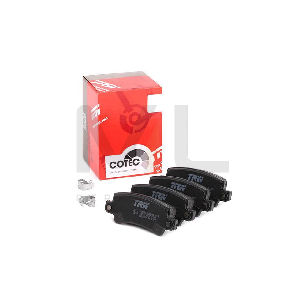 TRW Cotec Gdb3289 Brake Pad Set For Toyota Corolla With Acoustic Wear Warning, With Accessories | ML Performance Car Parts