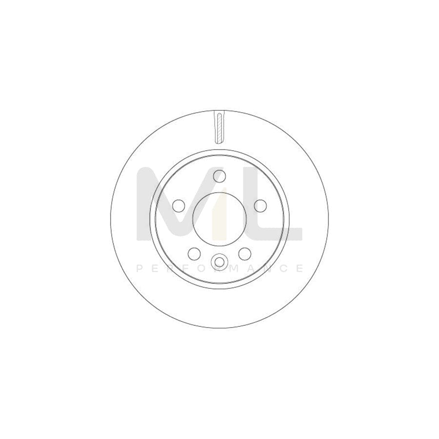 TRW DF6482 Brake Disc for VW AMAROK Vented, Painted | ML Performance Car Parts