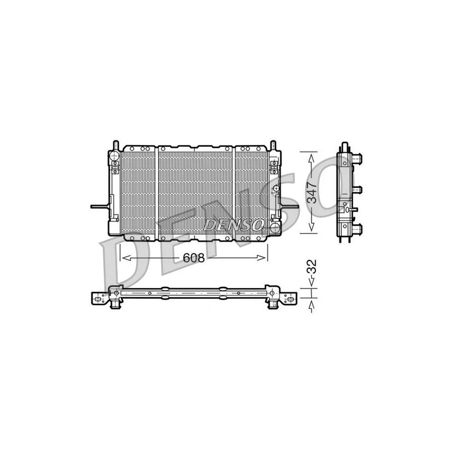 DENSO DRM10085 Engine Radiator