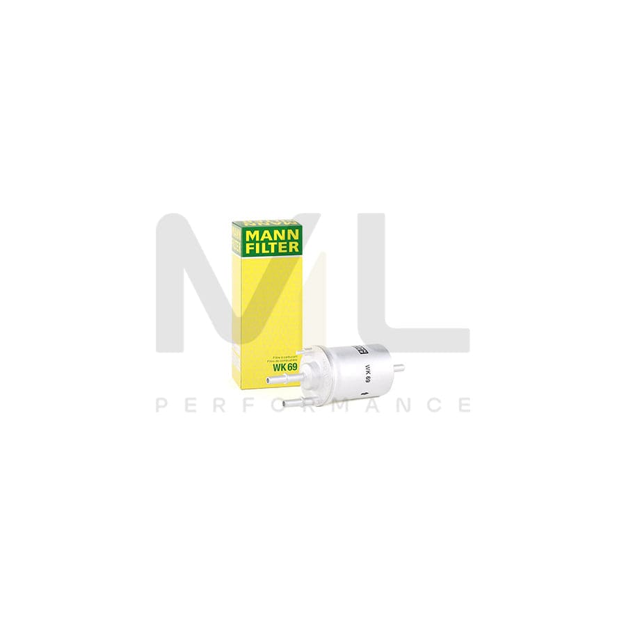 MANN-FILTER WK 69 Fuel filter In-Line Filter, with integrated pressure regulator