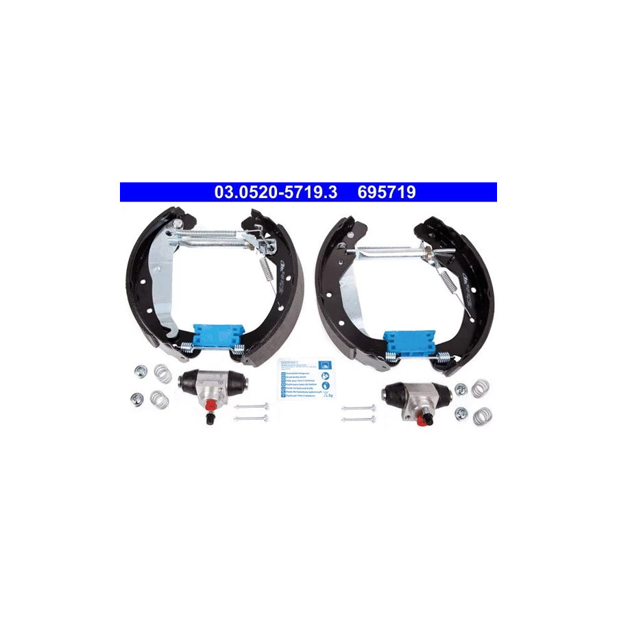 ATE Original Topkit 03.0520-5719.3 Brake Set, Drum Brakes