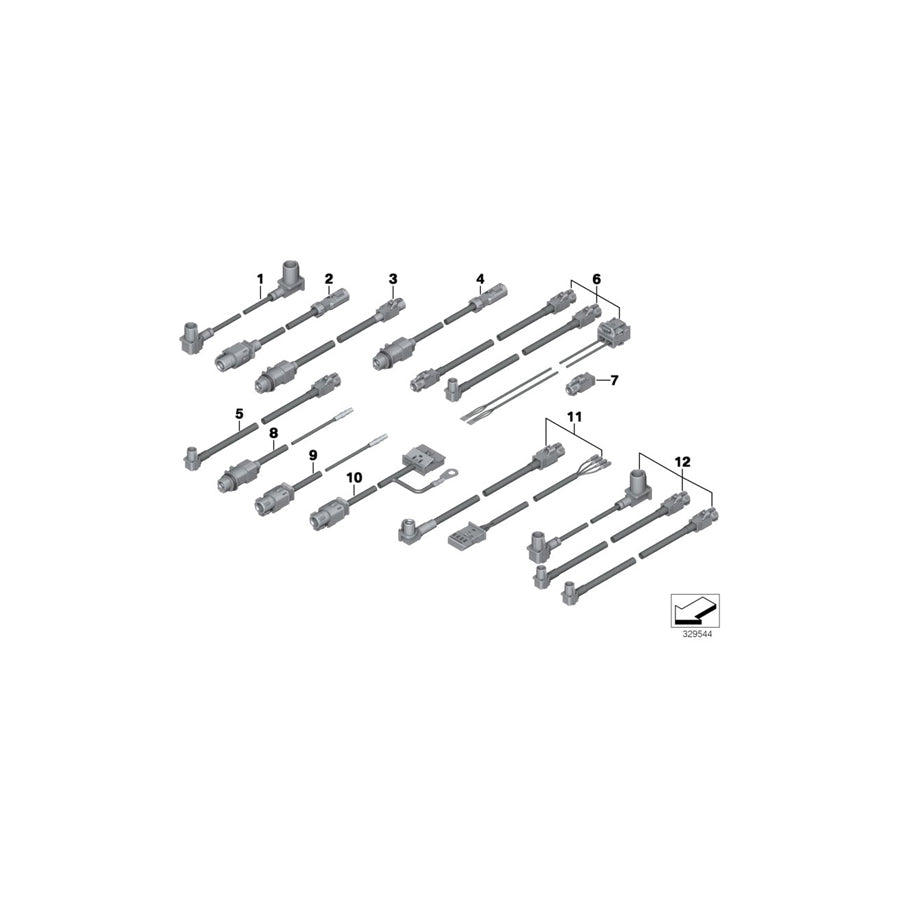 Genuine BMW 61119286923 F04 RR6 Hsd Wire (Inc. 750iX, 730d & 740d) | ML Performance US