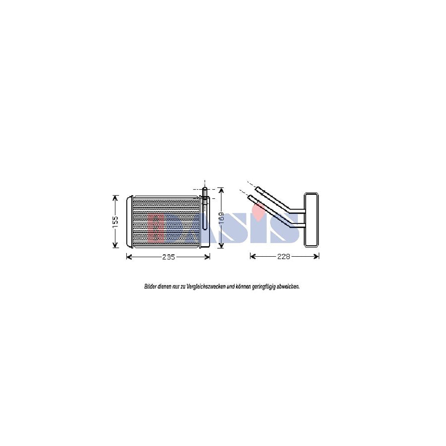 AKS Dasis 096004N Heater Matrix