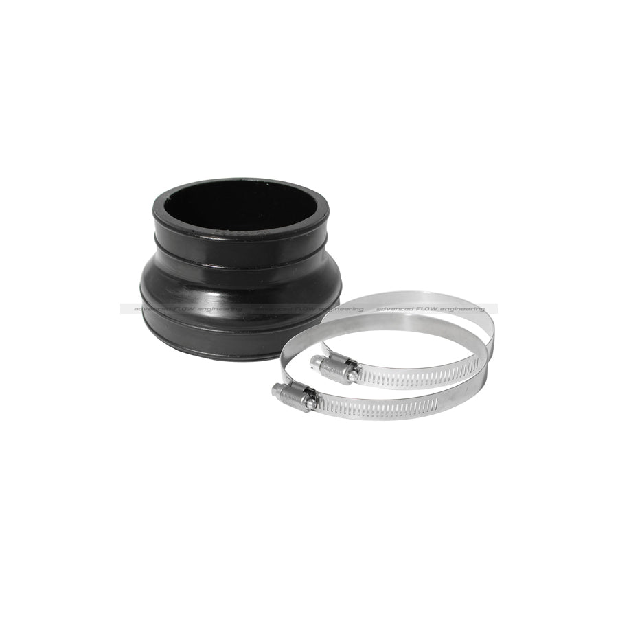 aFe 59-00005 (4-3/8 IN ID to 3-1/2 IN ID x 2-3/4 IN L) Straight Reducing Coupler - Black Replacement Coupling Kit | ML Performance US Car Parts