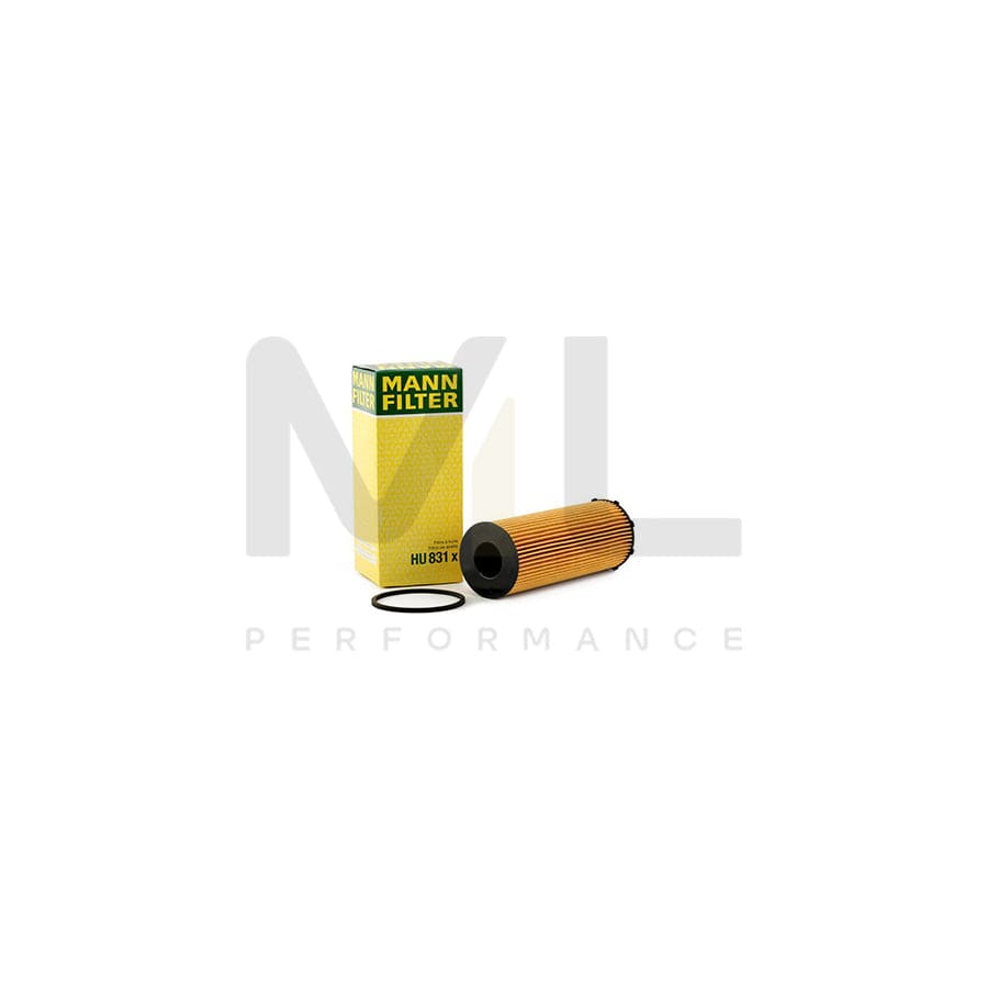 MANN-FILTER HU 831 x Oil Filter with seal, Filter Insert