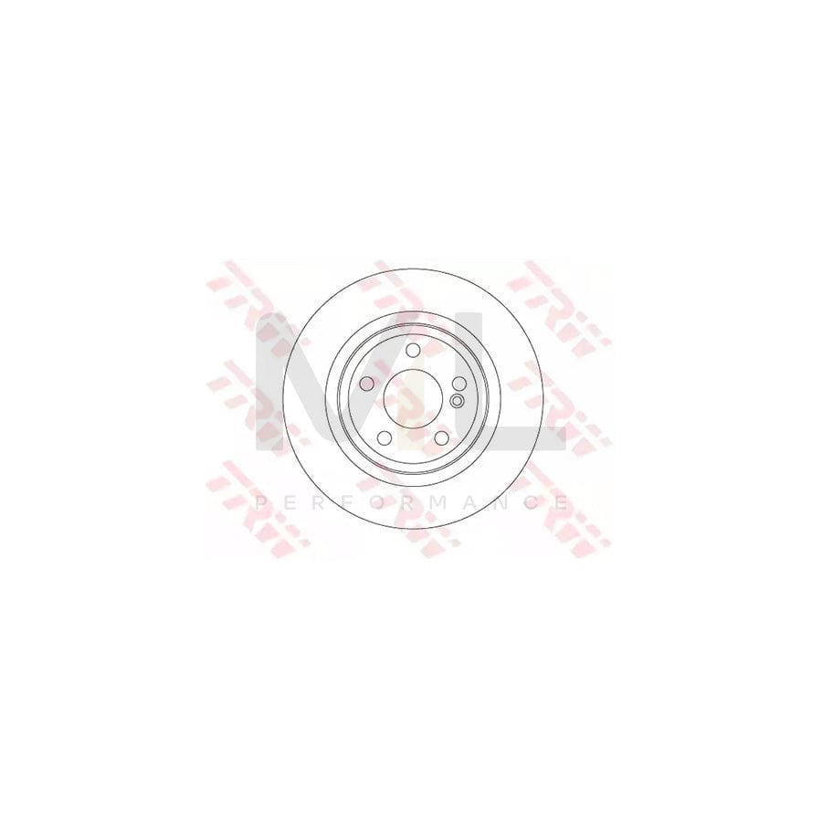 TRW DF6634 Brake Disc Solid | ML Performance Car Parts