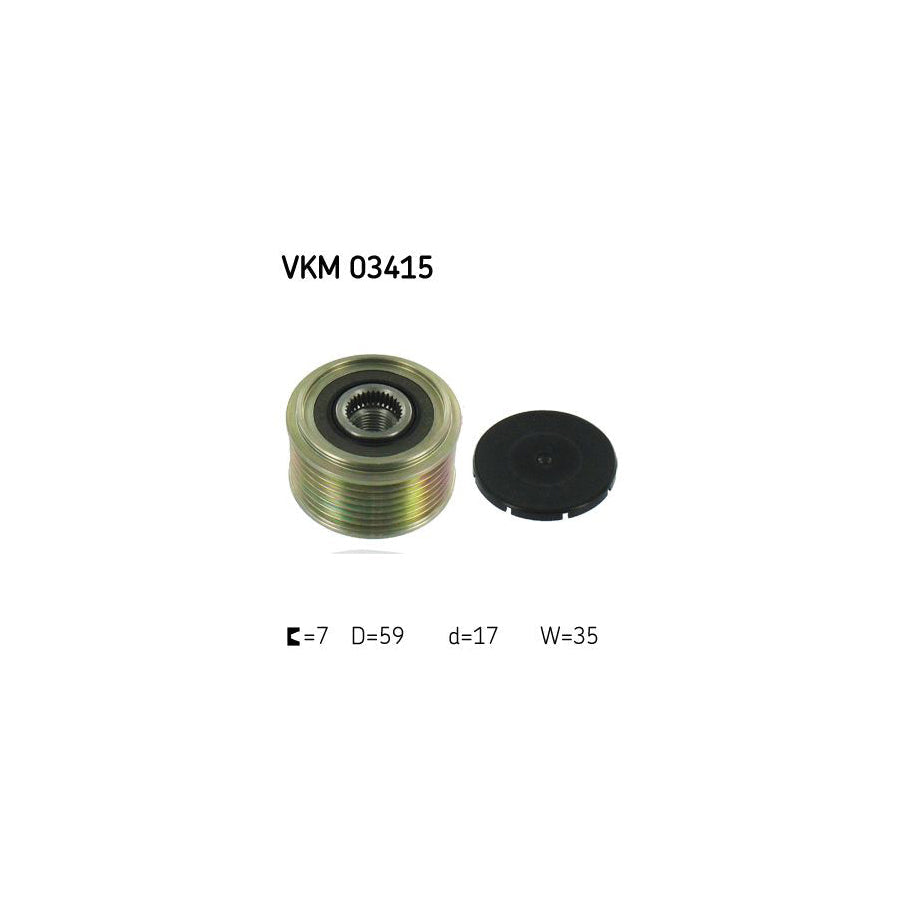 Skf Vkm 03415 Alternator Freewheel Clutch For Ford Transit | ML Performance US Car Parts