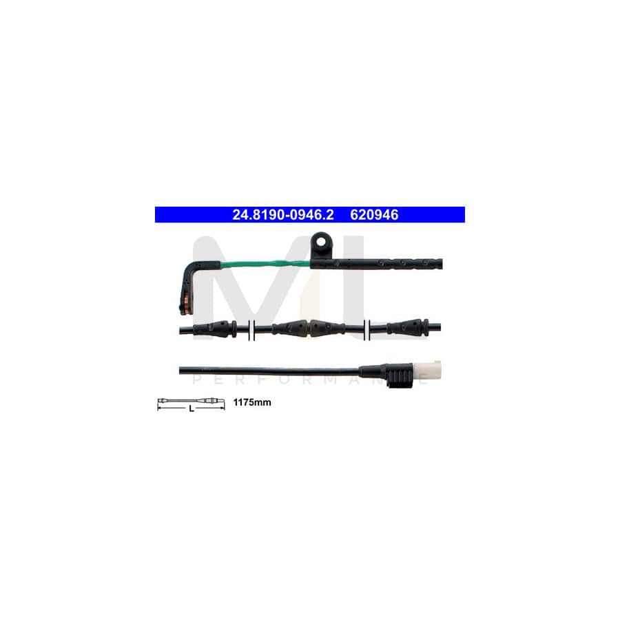 ATE 24.8190-0946.2 Brake pad wear sensor for LAND ROVER DISCOVERY