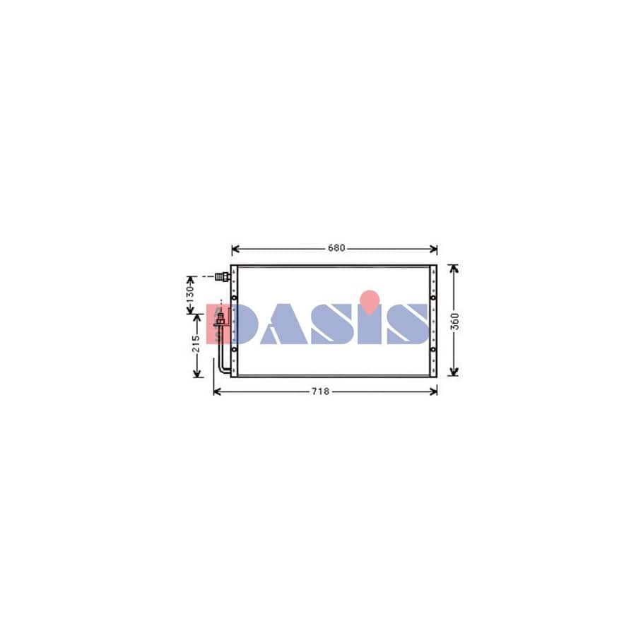 AKS Dasis 180002N Engine Radiator