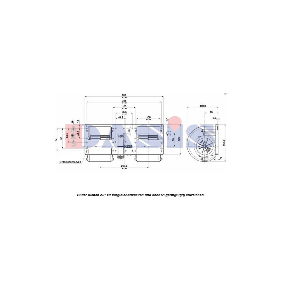 AKS Dasis 879006N Interior Blower