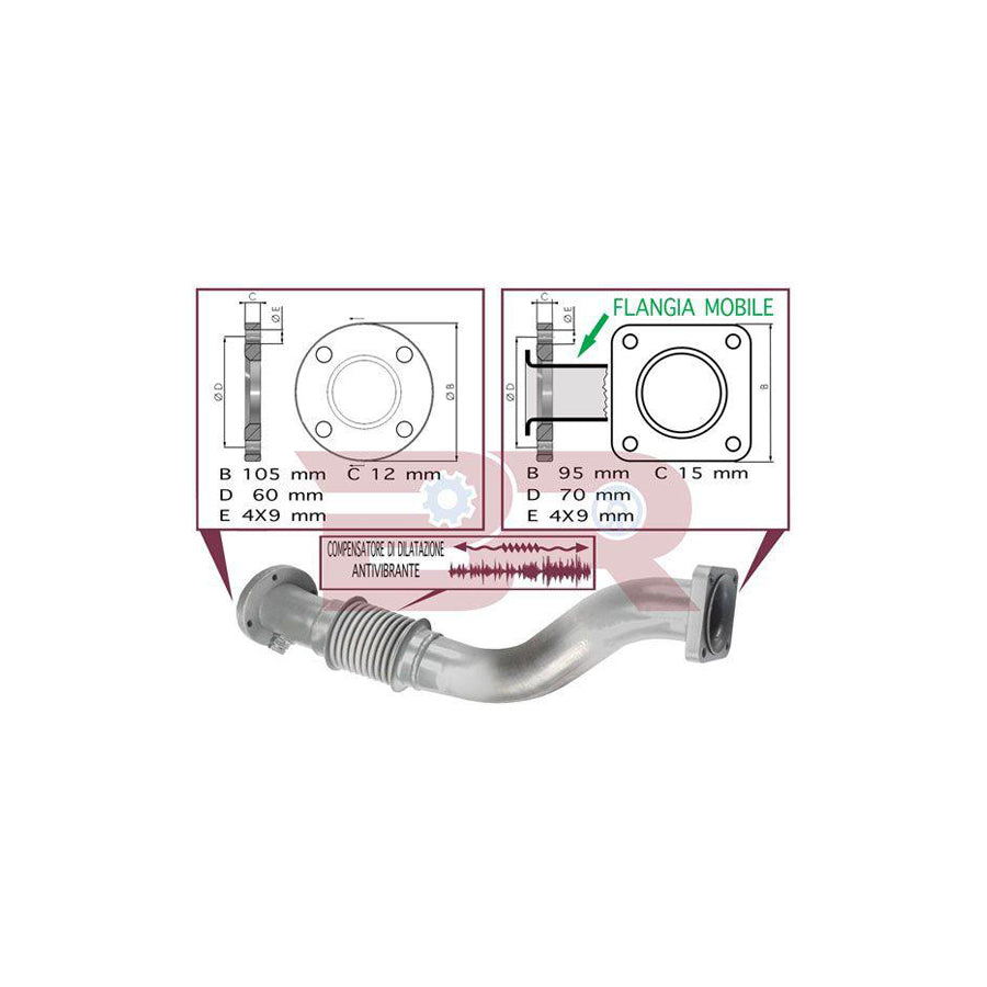 Botto Ricambi Brm0797 Exhaust Pipe