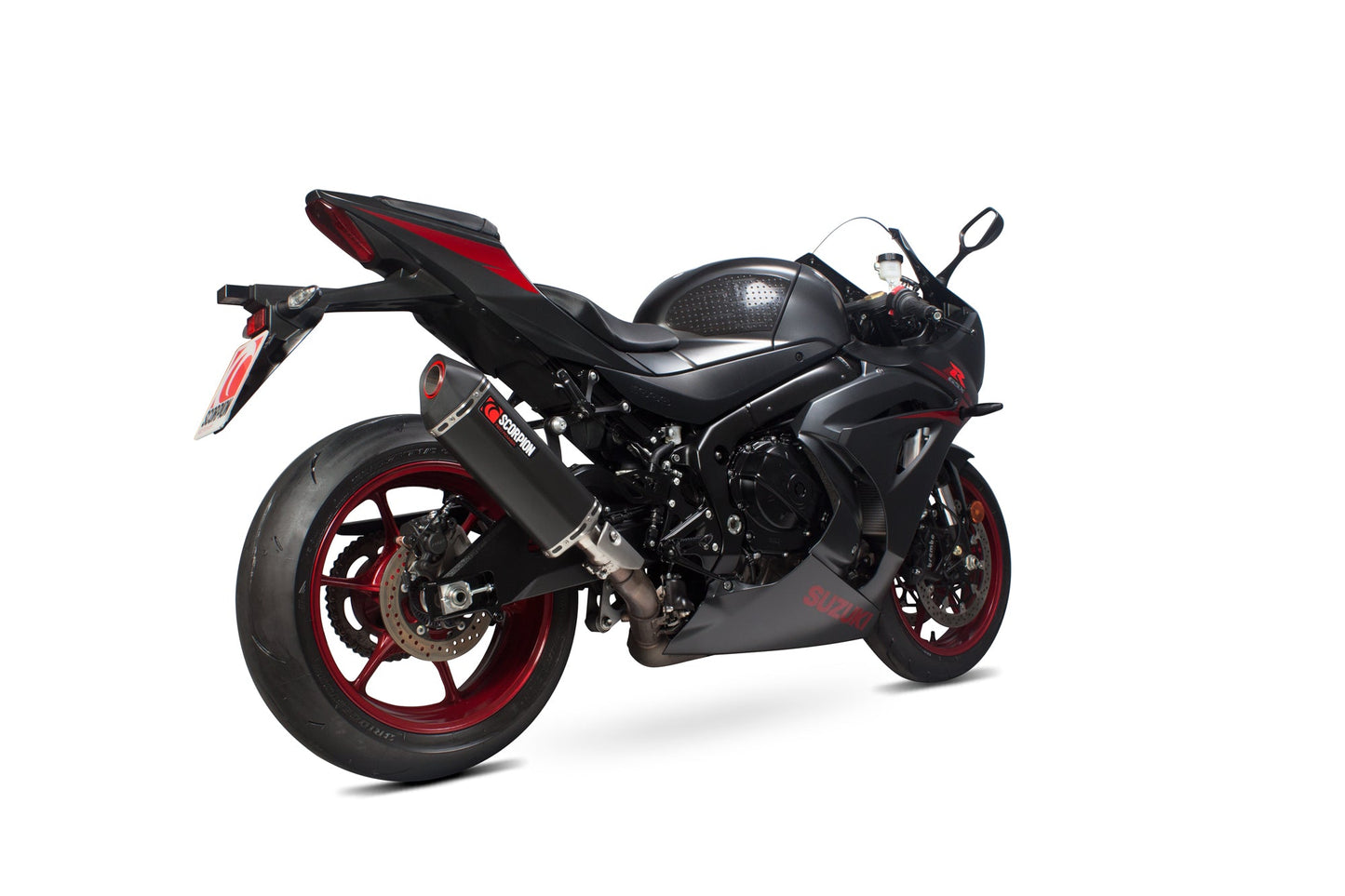 Scorpion RSI123BCER Suzuki GSX-R1000 Serket Parallel Slip-On - Black Ceramic Coated Sleeve | ML Performance US US
