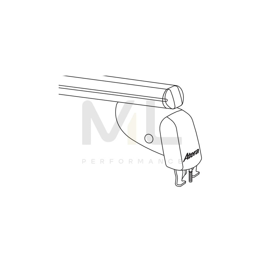 Atera Signo 045339 Roof bars for BMW 5 Saloon (G30, F90) for cars without rails, 122 cm, 100 kg, Aluminium