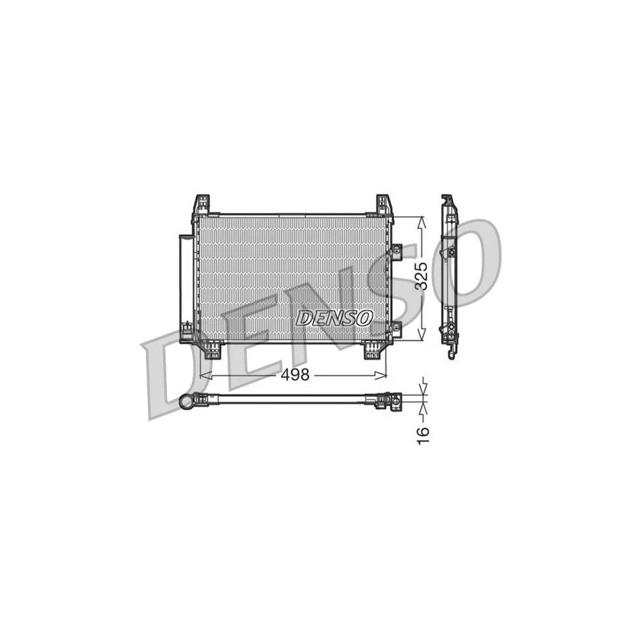 DENSO DCN50001 Air Conditioning Condenser for Toyota Yaris