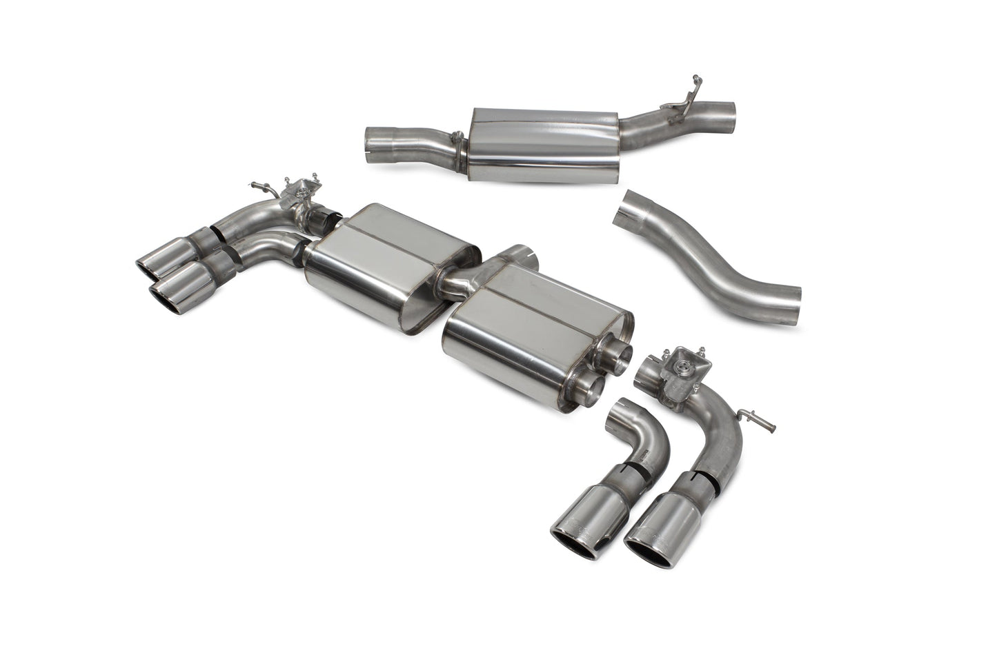 Scorpion SVW054 VW Golf R MK7.5 Resonated Cat/Gpf Back System & Electronic Valves | ML Performance US US