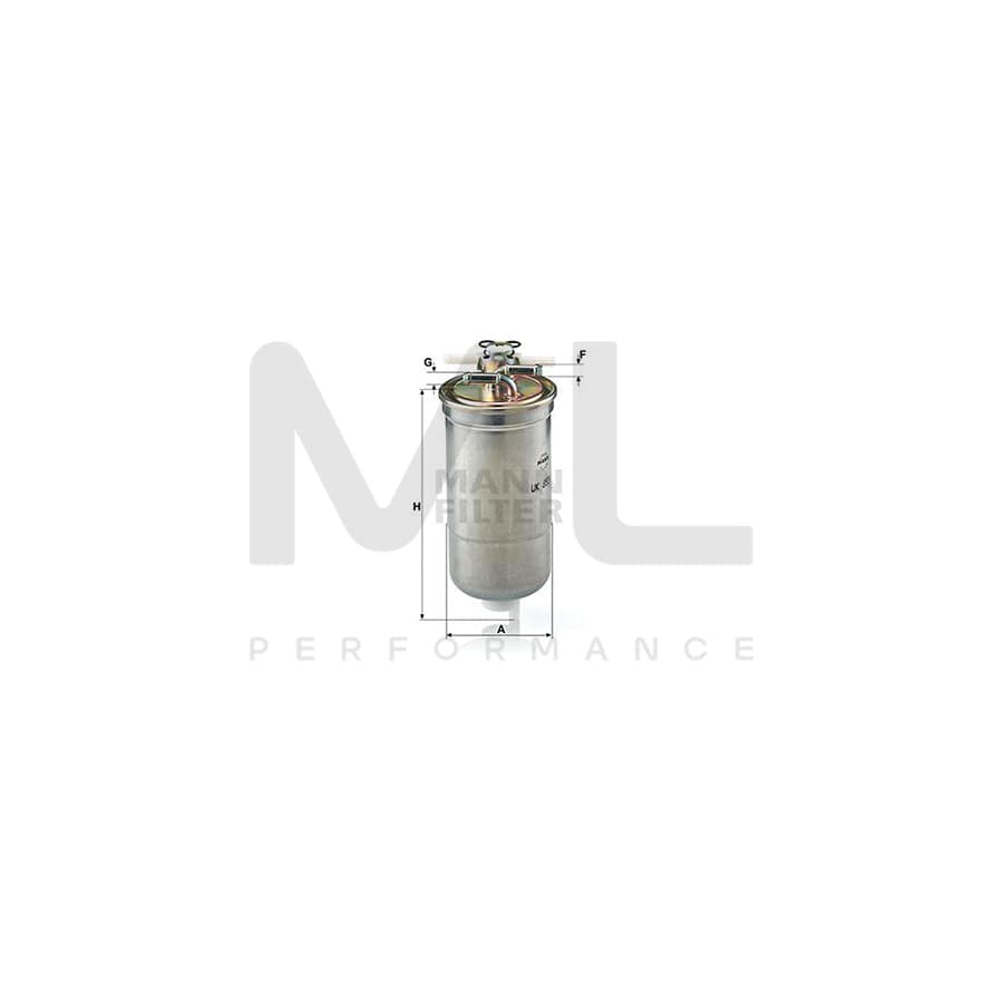 MANN-FILTER WK 853/4 Fuel filter In-Line Filter
