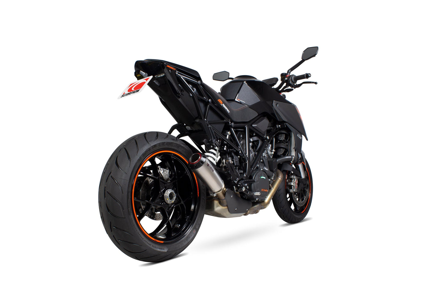 Scorpion PKT90TEO KTM 1290 Superduke R Red Power Slip-On - Titanium Sleeve | ML Performance US US