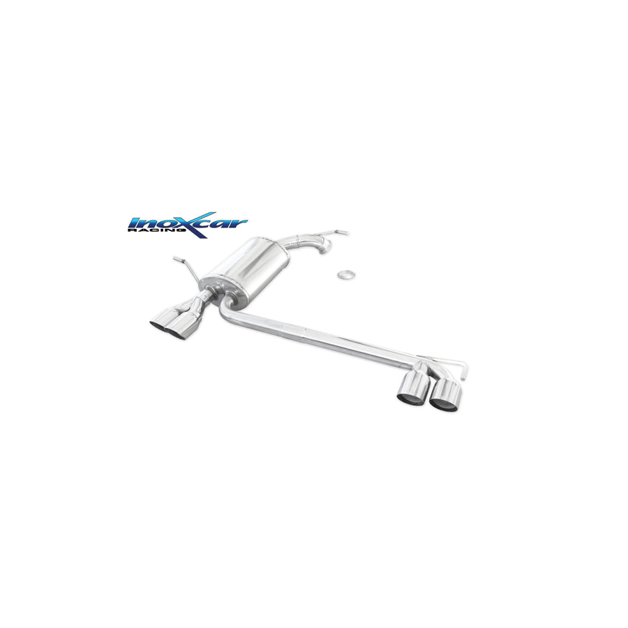 InoXcar TWPE.27.RA Peugeot 407 Duplex Rear Silencer