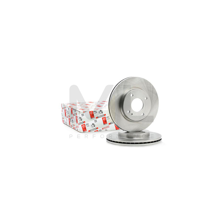 FERODO PREMIER DDF1740 Brake Disc Vented, without bolts/screws | ML Performance Car Parts