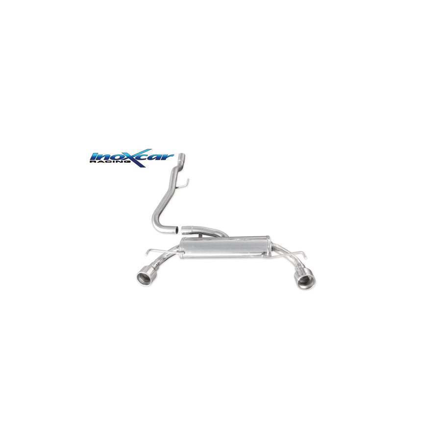 InoXcar TWOP.10.102 Opel Corsa D Duplex Rear Silencer