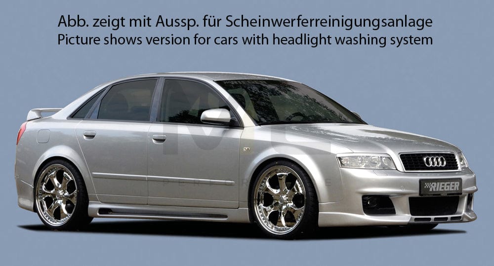 Rieger 00055235 Audi 8E B6 A4 Front Bumper 4 | ML Performance UK Car Parts