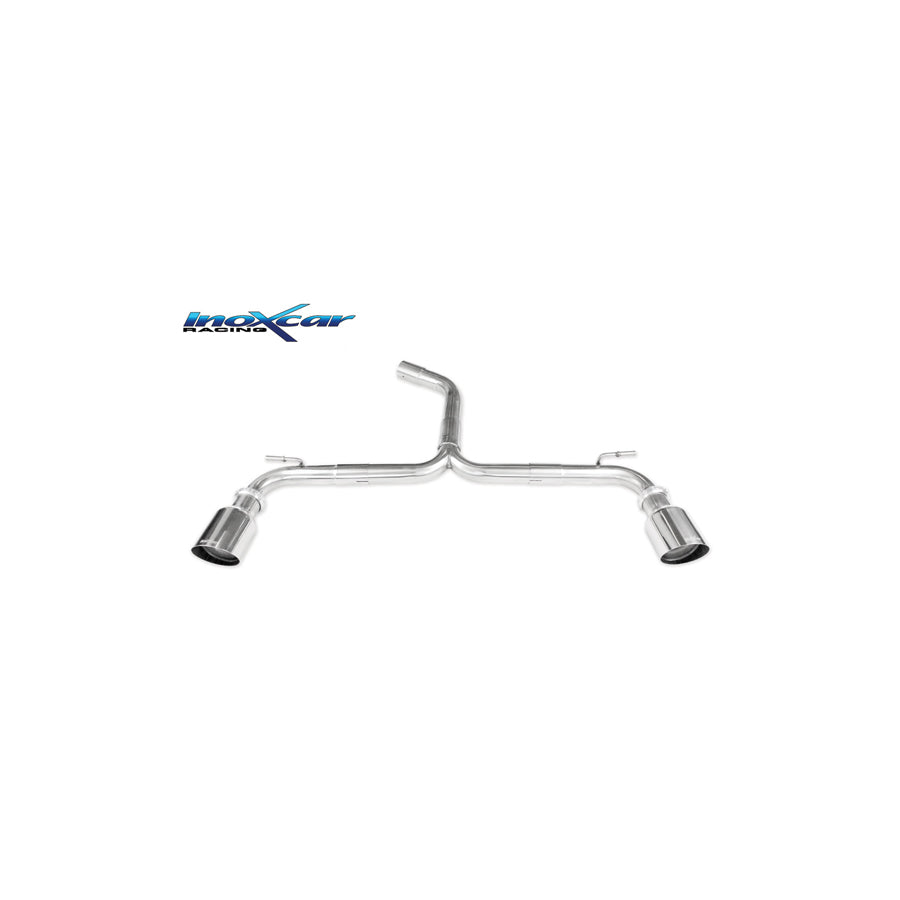 InoXcar TWVW.20.102R VW Golf 7 Non-Resonated Rear Exhaust