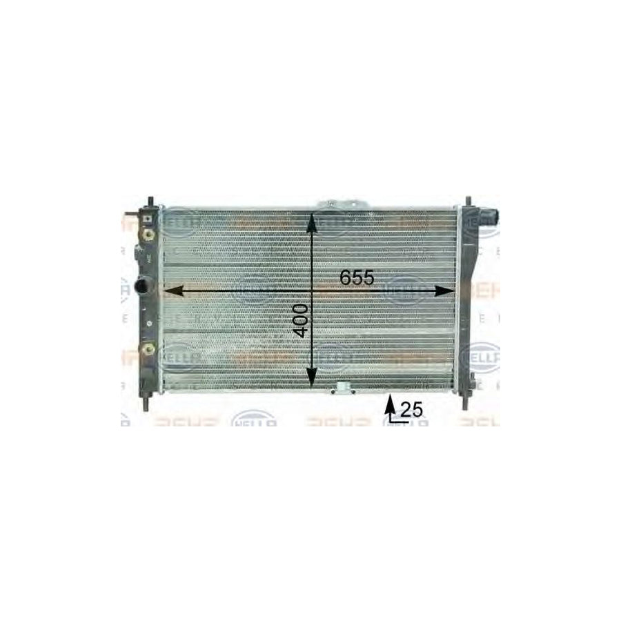 Hella 8MK 376 762-531 Engine Radiator