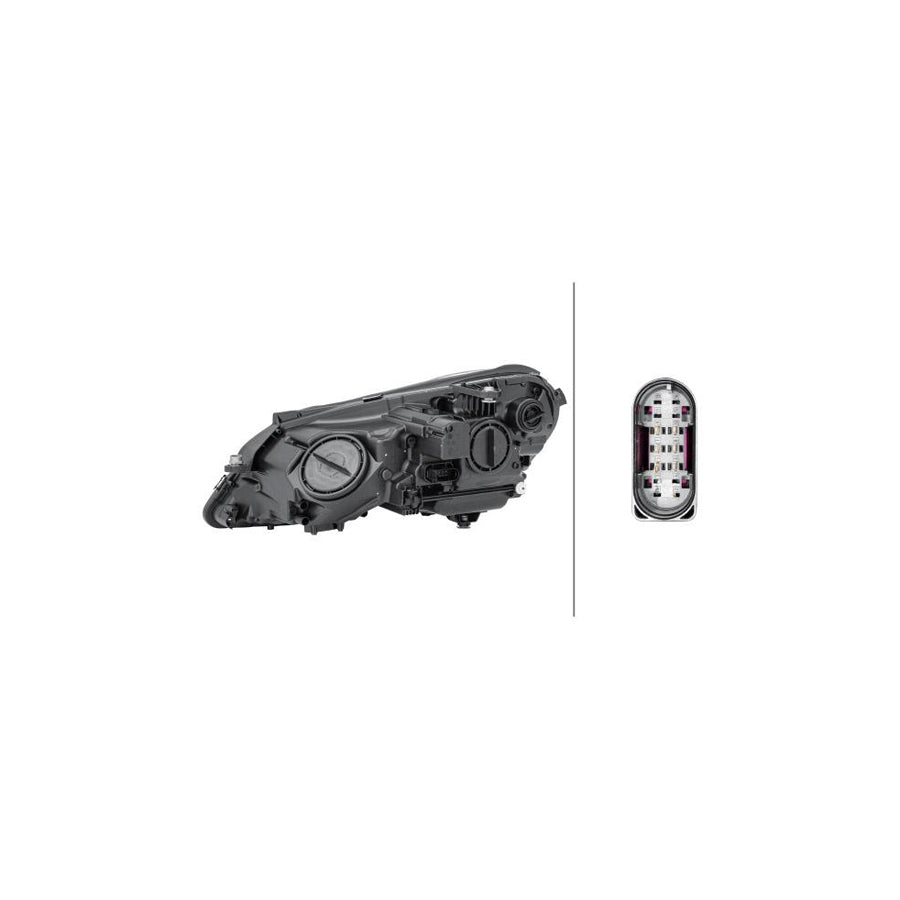 Hella 1EL 010 800-021 Headlight Suitable For Mercedes-Benz E-Class