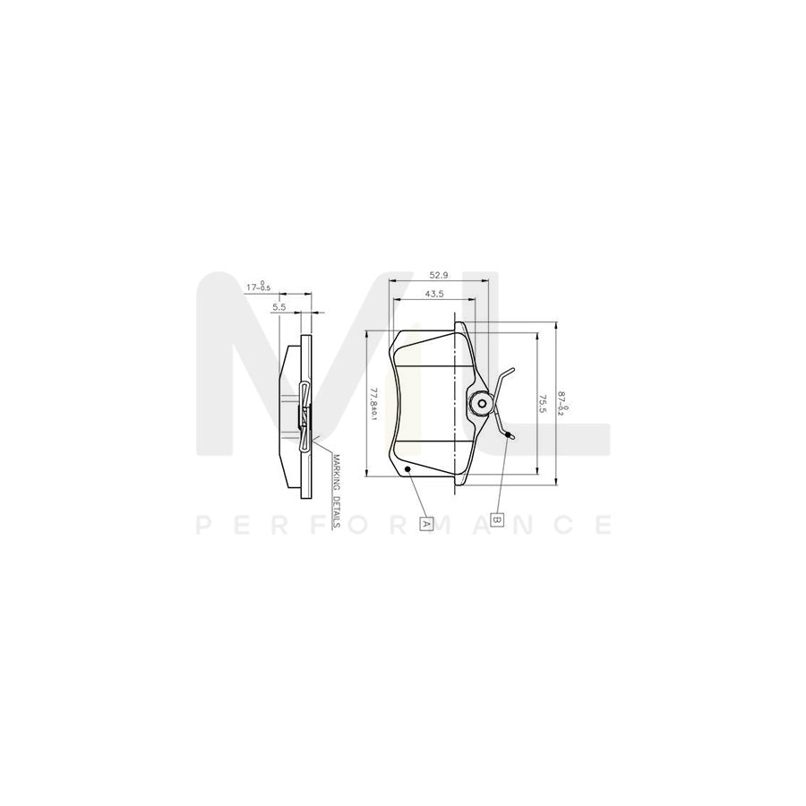 Bosch 0986Tb2139 Brake Pad Set For Audi A8 D2 (4D2, 4D8) Excl. Wear Warning Contact, With Bolts, With Accessories | ML Performance Car Parts
