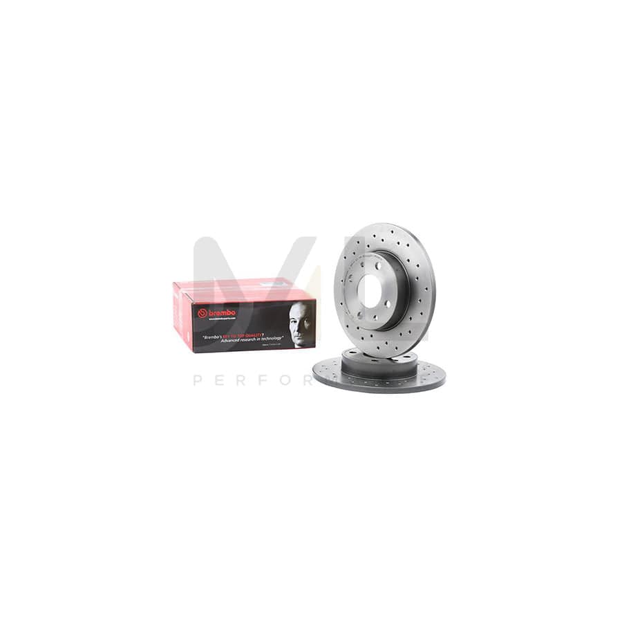 BREMBO XTRA LINE 08.5085.1X Brake Disc Perforated, Solid, Coated, with bolts/screws | ML Performance Car Parts