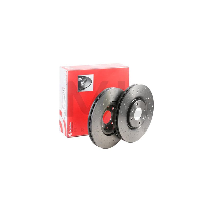 BREMBO XTRA LINE 09.A185.1X Brake Disc Perforated / Vented, Coated, High-carbon, with bolts/screws | ML Performance Car Parts